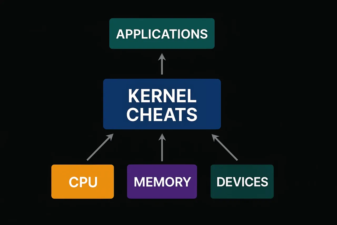 Kernel Cheats Layout – How Kernel Level Cheats Interact with CPU, Memory, and Devices for Applications